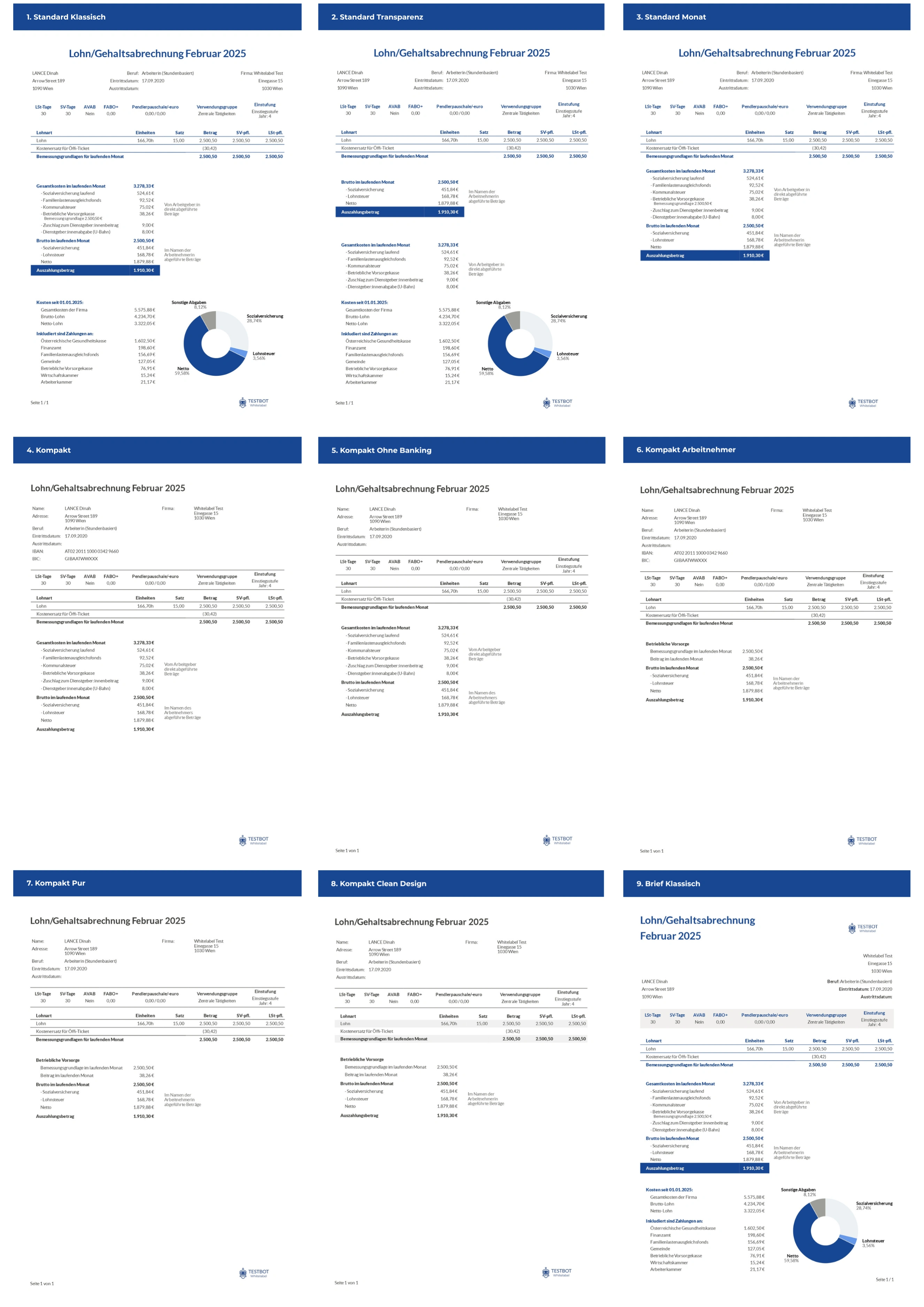 Flexible Templates inklusive