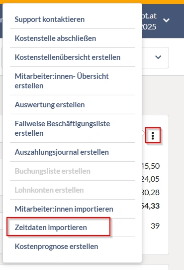 3. Zeitdatenimport – Lohnarten und Nichtleistungszeiträume im Griff